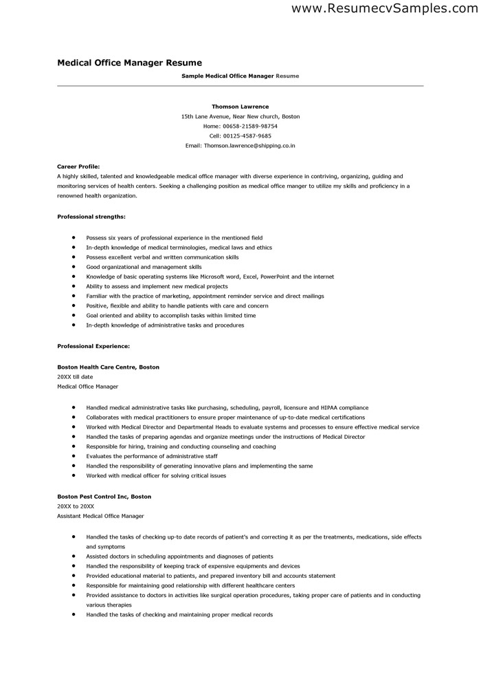 college resume templates career profile a highly skilled talented with sample medical office college resume templates career profile a highly skilled talented with sample medical office