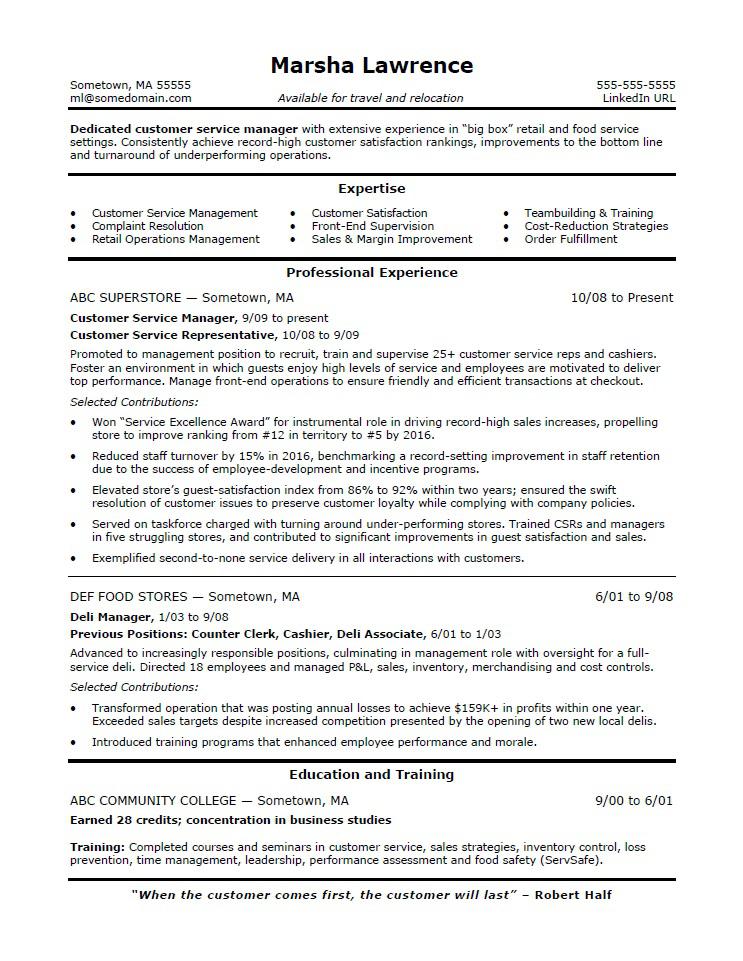 customer service manager customer service manager