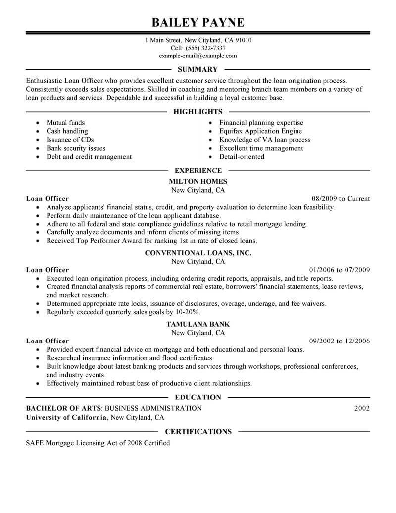 loan officer finance executive credit manager resume loan officer finance executive credit manager resume