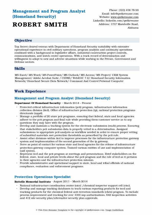 management and program analyst sample resume management and program analyst sample resume
