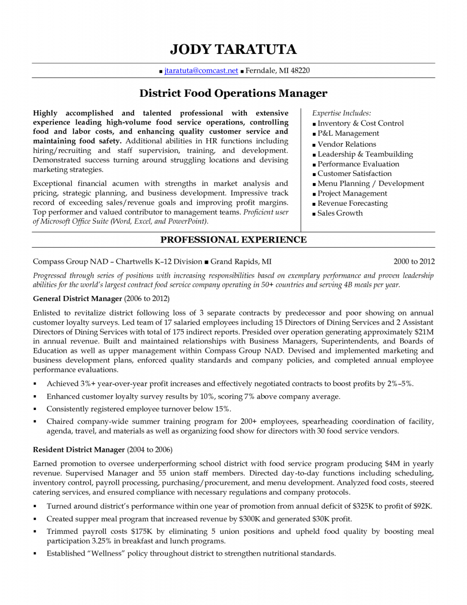 restaurant district manager resume template restaurant district manager resume template