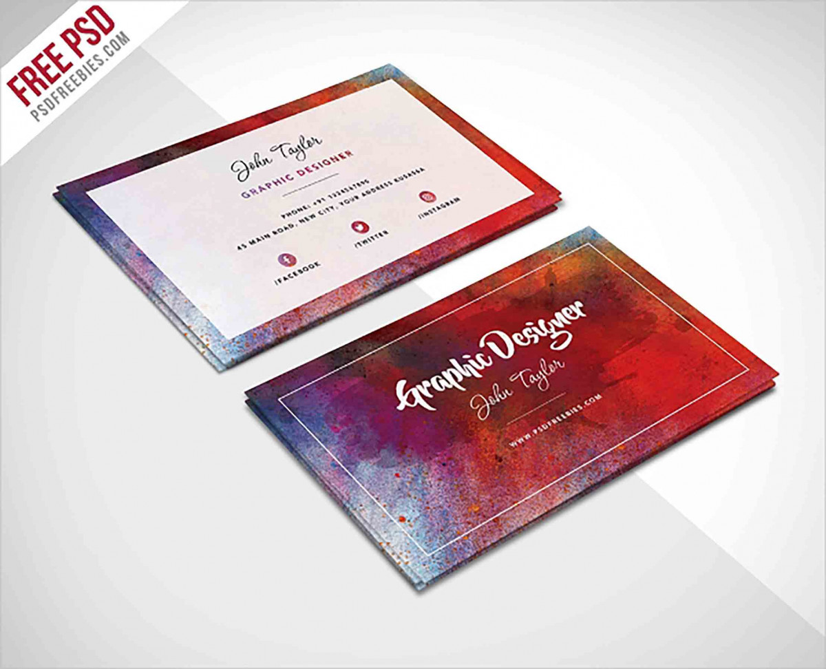 Artist Abstract Business Card templates Artist Abstract Business Card templates