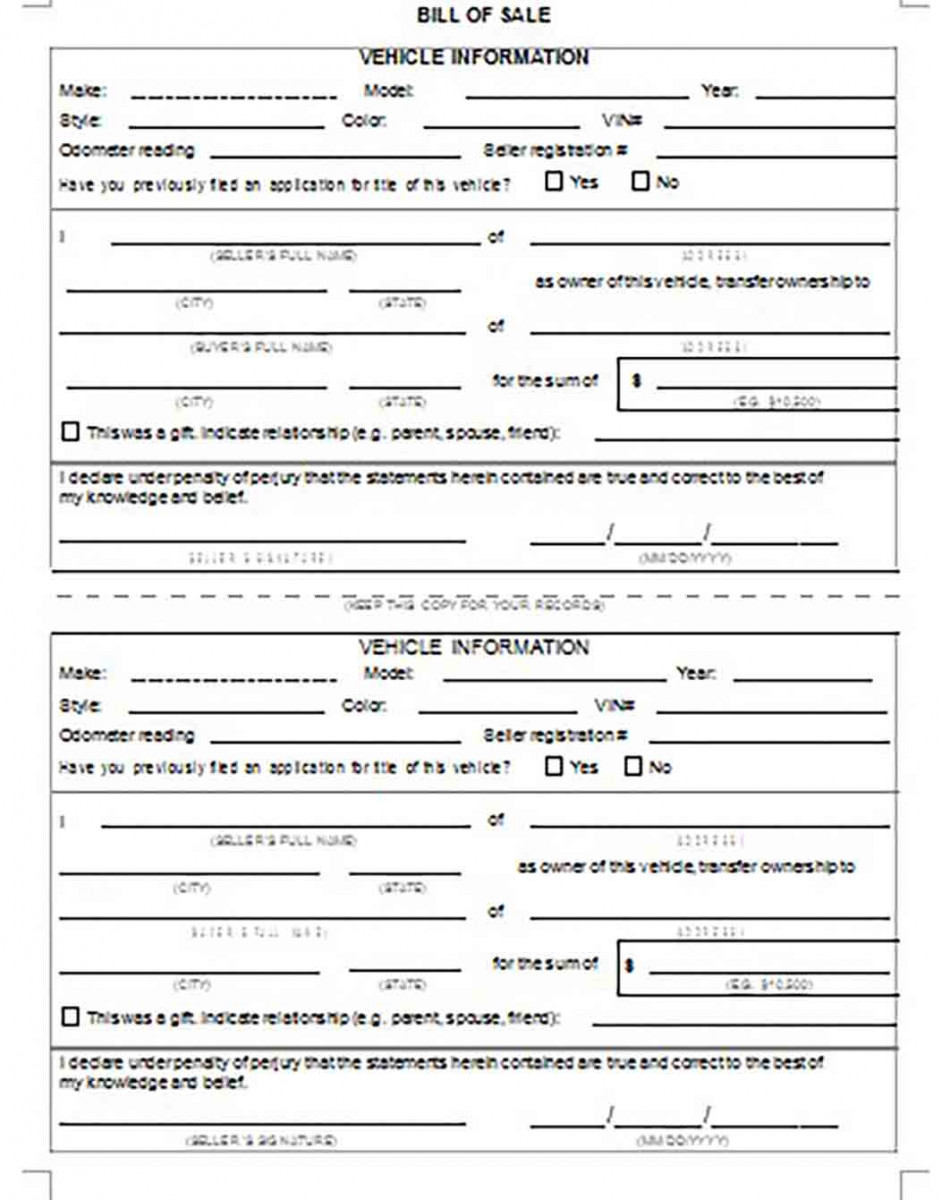 Basic Motorcycle Bill of Sale Basic Motorcycle Bill of Sale