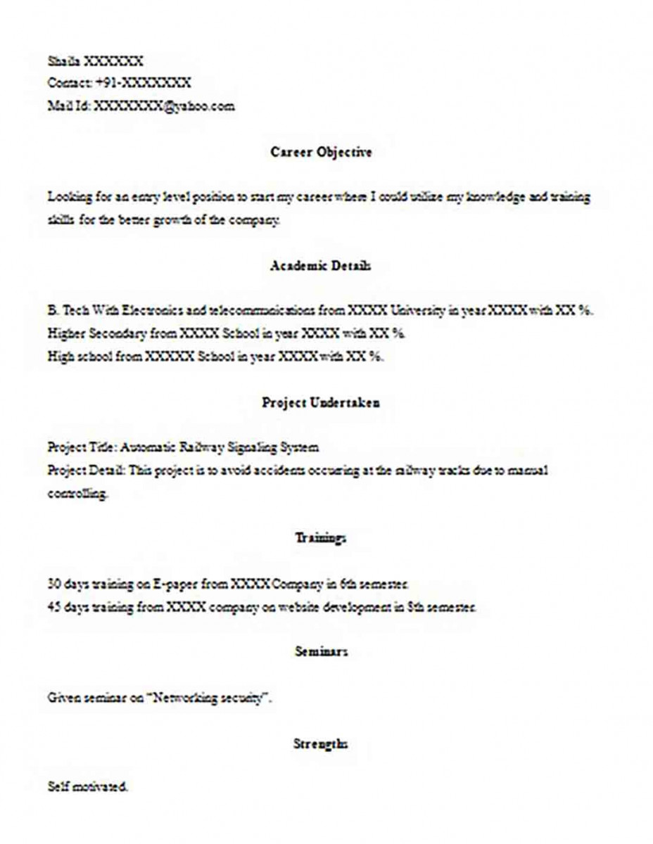 CA Resume Objective CA Resume Objective