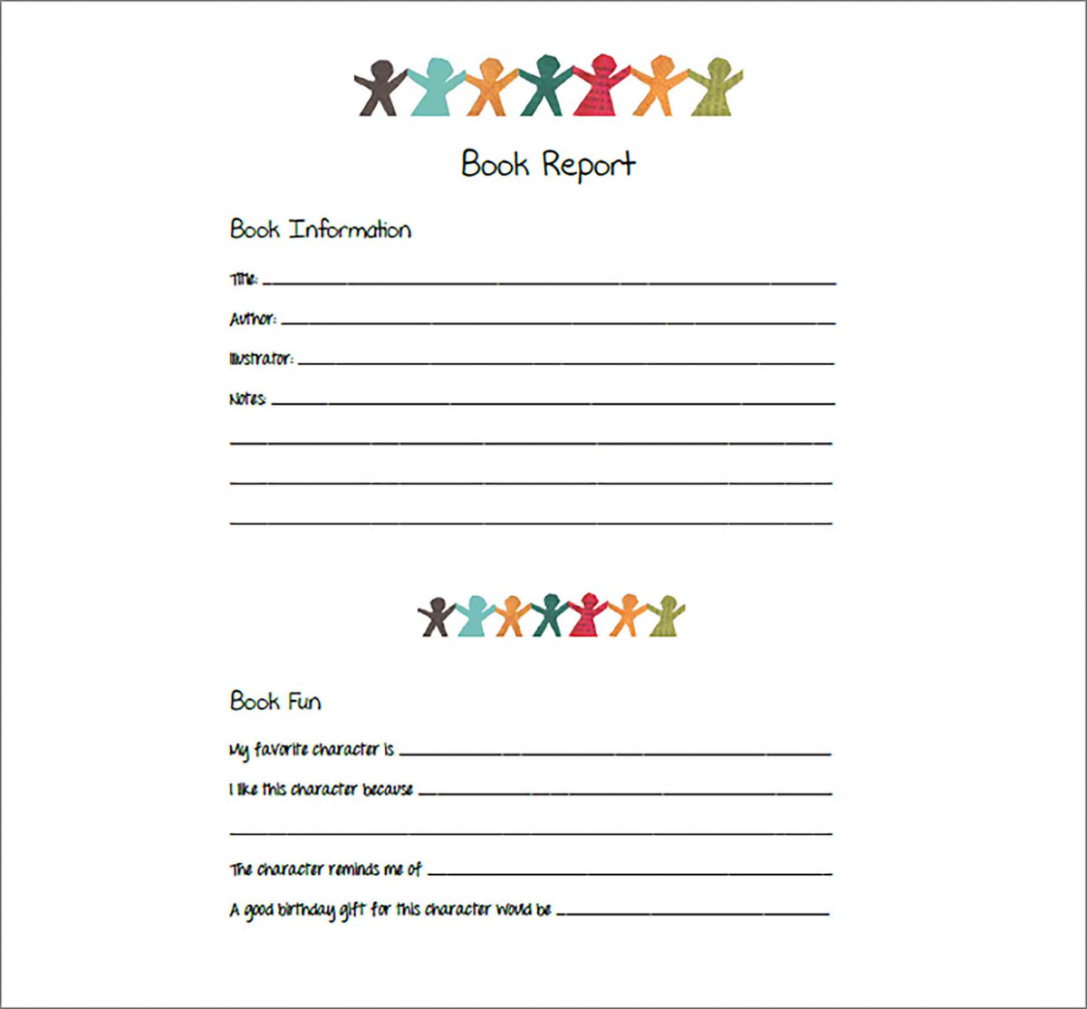 Character Book Report Character Book Report