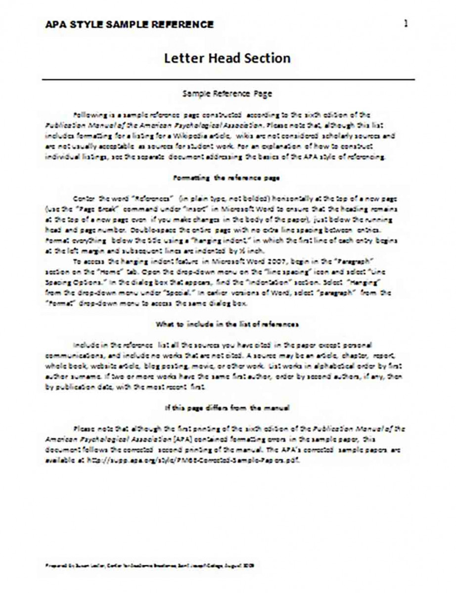 College Reference List templates College Reference List templates