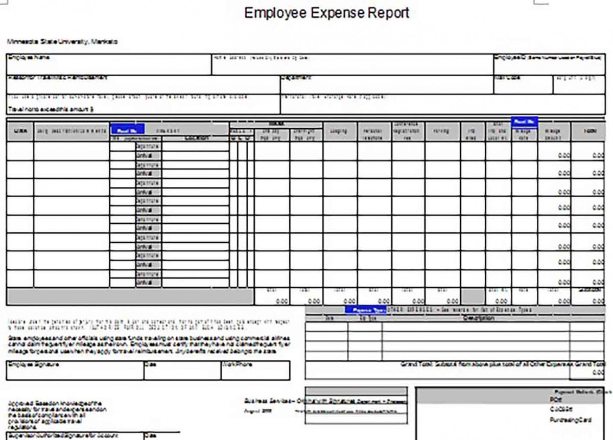 Employee Expense Report Employee Expense Report