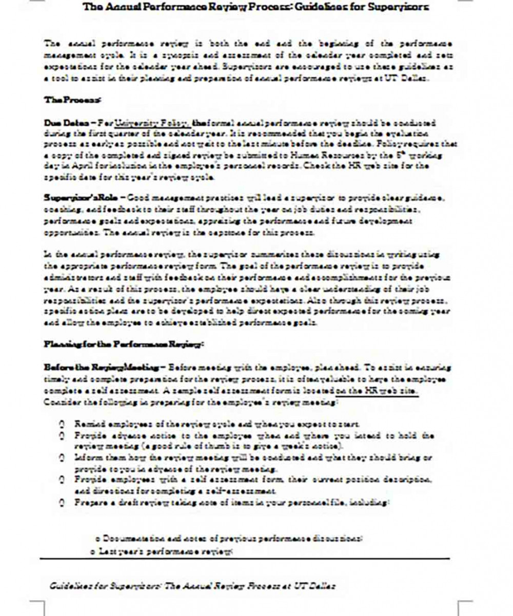 Employee Review Process templates Employee Review Process templates