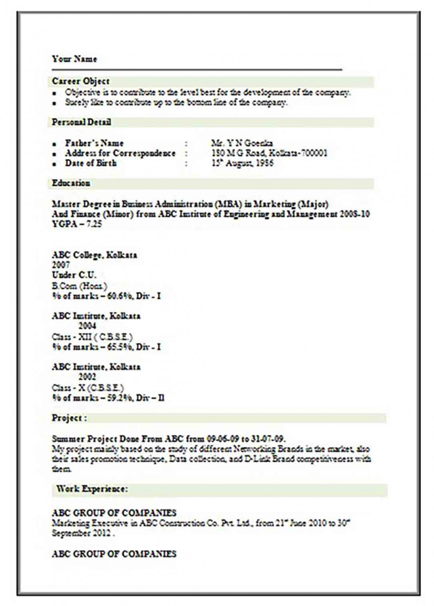 Engineering Mba Marketing Resume Sample Engineering Mba Marketing Resume Sample
