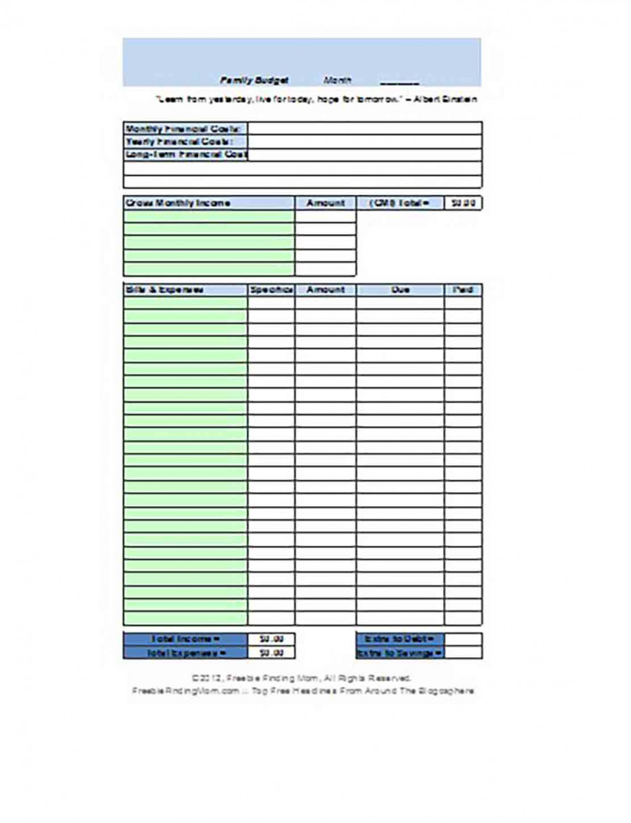 Family Budget templates Excel Family Budget templates Excel