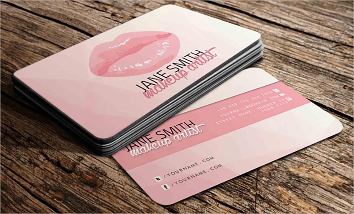 Feminine Artist Business Card Feminine Artist Business Card