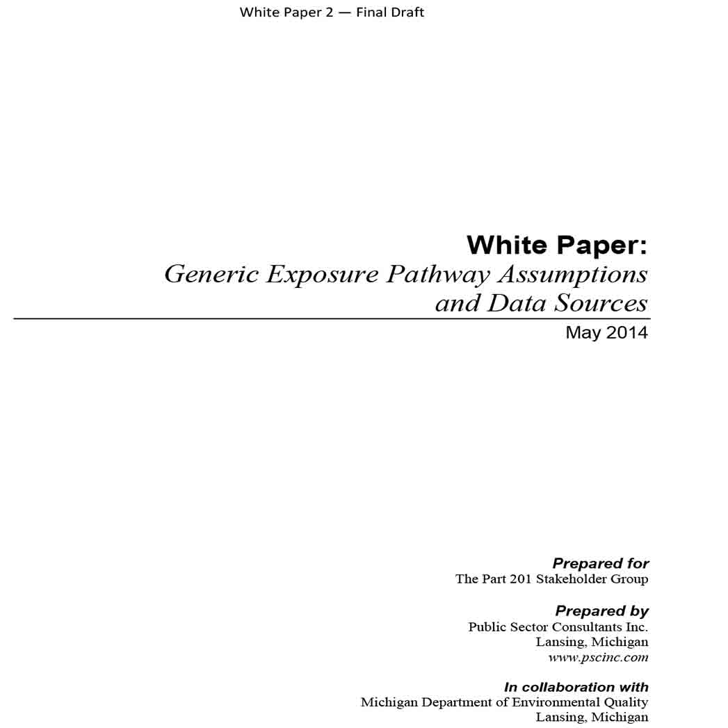 Generic White Paper Sample 1 Generic White Paper Sample 1