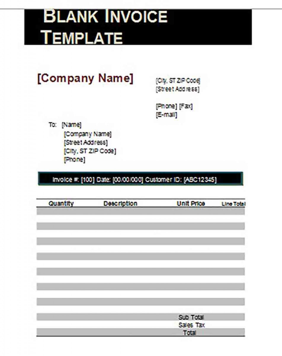 Google Blank Invoice templates 1 Google Blank Invoice templates 1
