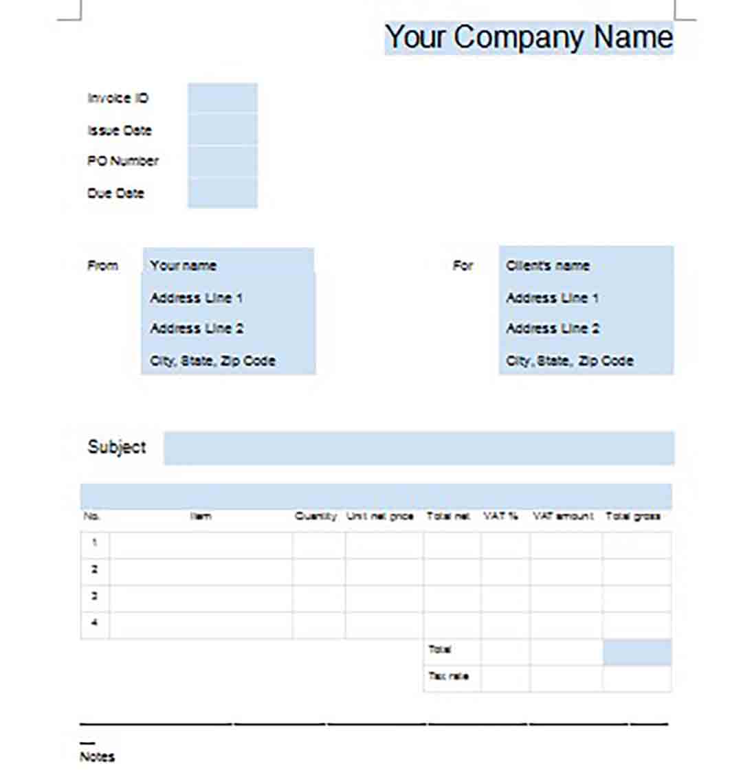 Google Business Invoice templates 1 Google Business Invoice templates 1