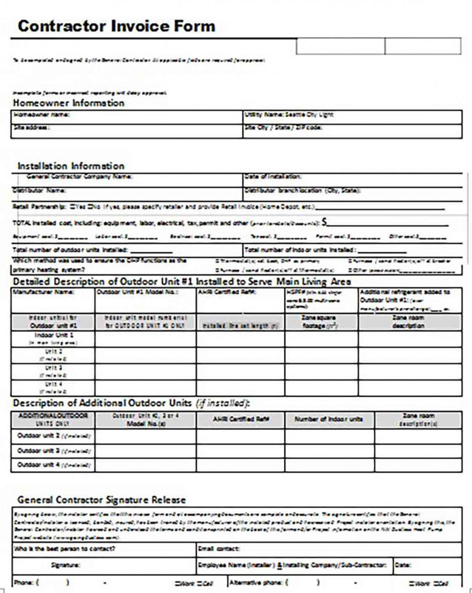 Google Contractor Invoice Form 1 Google Contractor Invoice Form 1