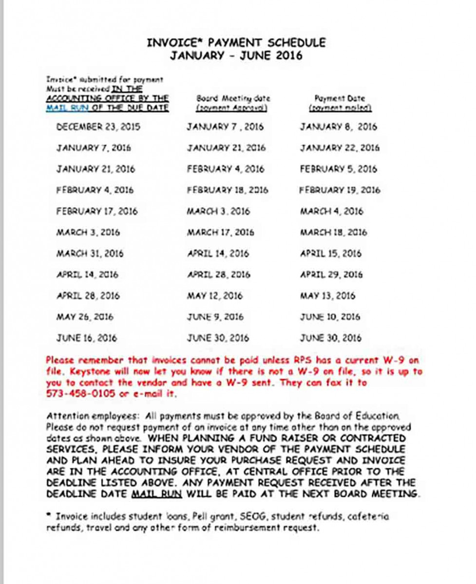 Google Invoice Payment Schedule Google Invoice Payment Schedule