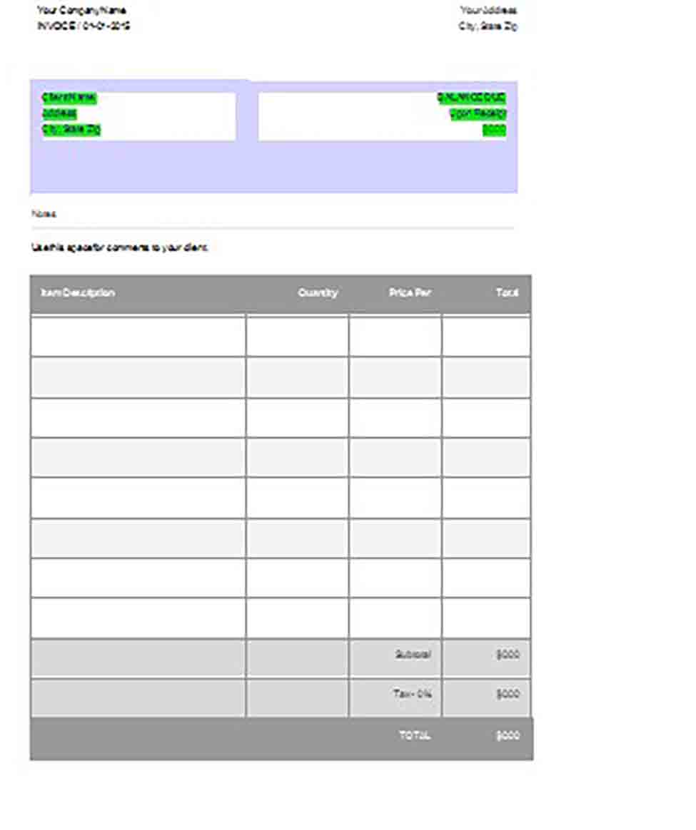 Google Invoice templates Google Invoice templates