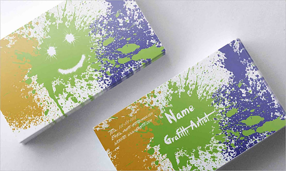Graffiti Artist Business Card Graffiti Artist Business Card