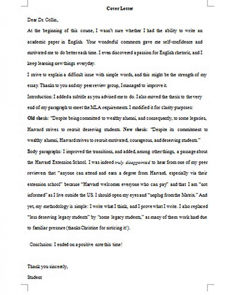 Harvard Scholarship Example Harvard Scholarship Example