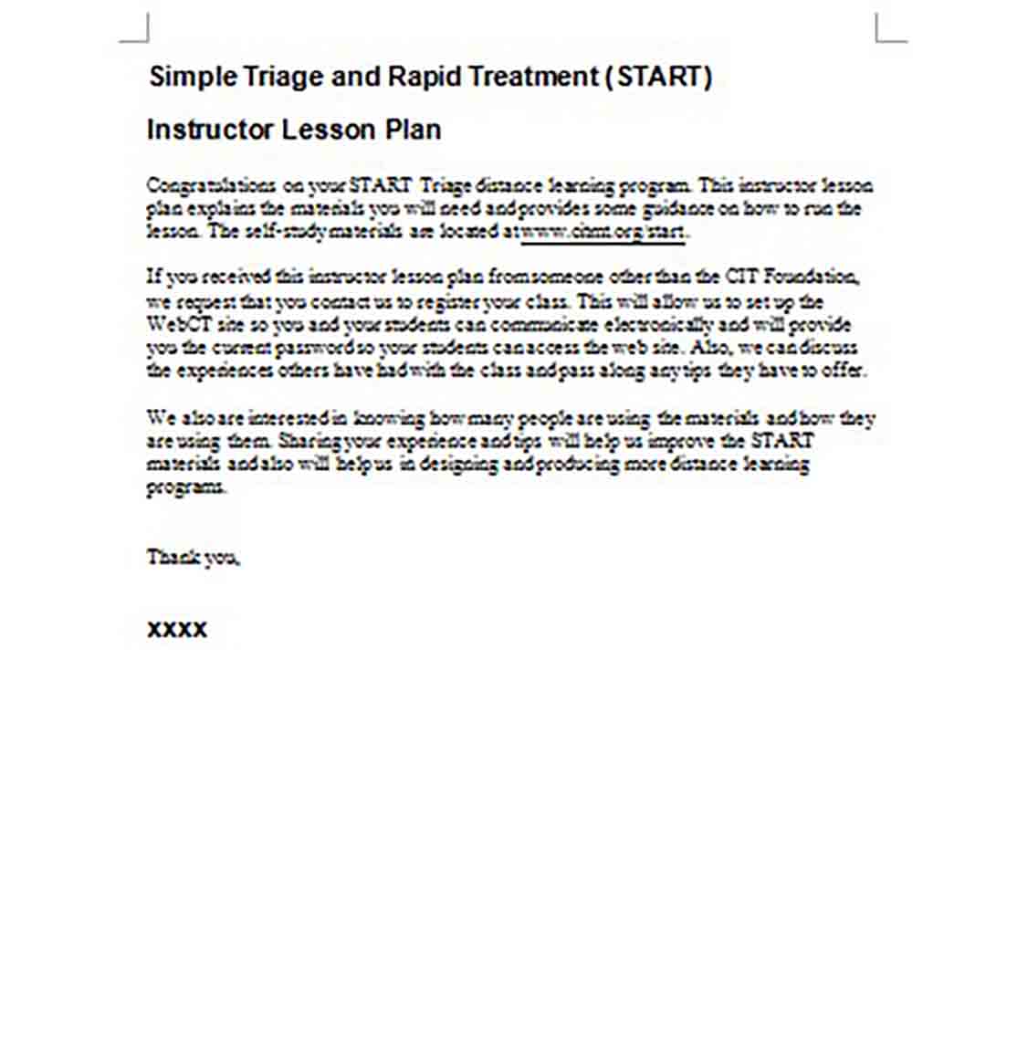 Instructor Lesson Plan templates Word Instructor Lesson Plan templates Word