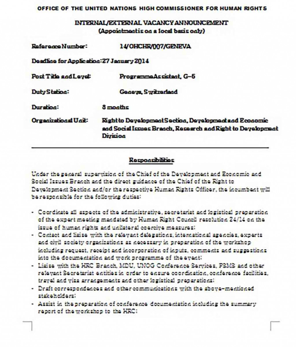 Job Description for a Post of Administrative Assistant Cover Letter Job Description for a Post of Administrative Assistant Cover Letter