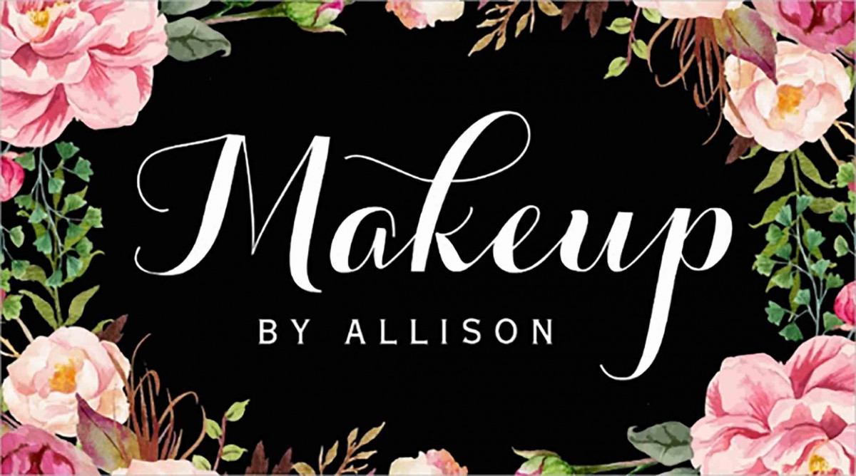 Makeup Artist Modern Script Business Card Makeup Artist Modern Script Business Card