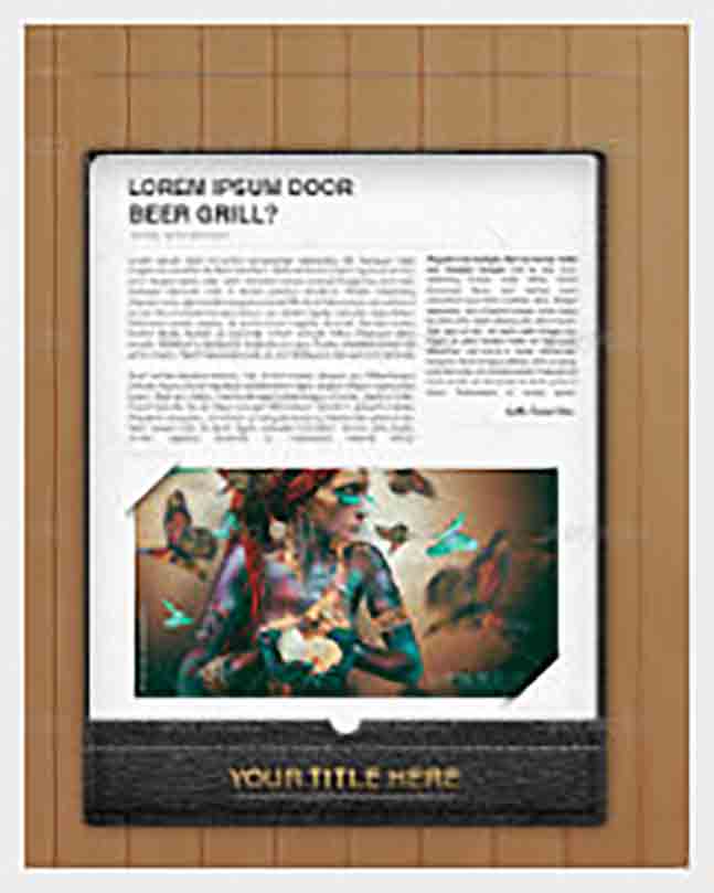 PSD Format Newspaper Article templates PSD Format Newspaper Article templates