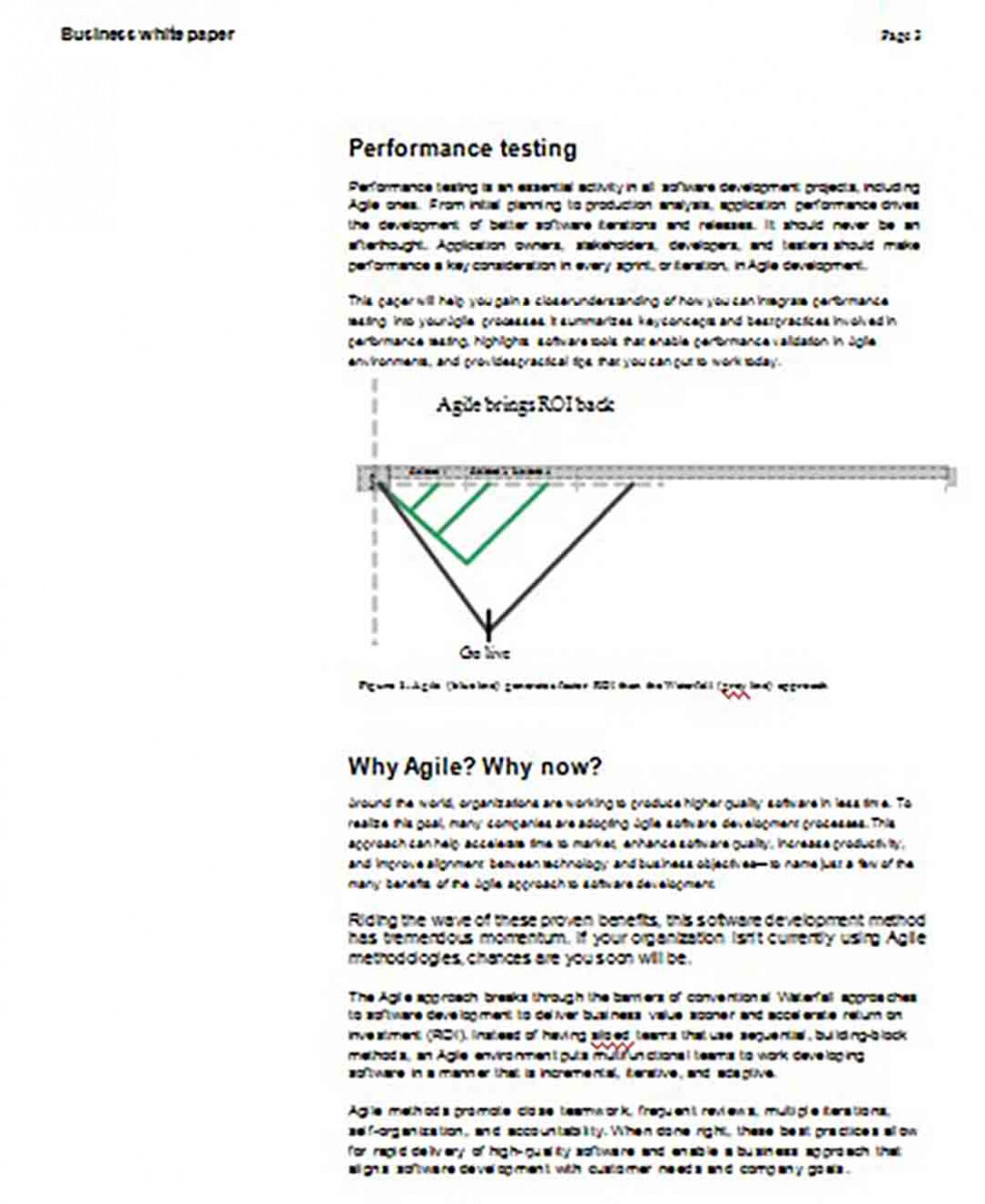 Performance Testing White Paper Performance Testing White Paper