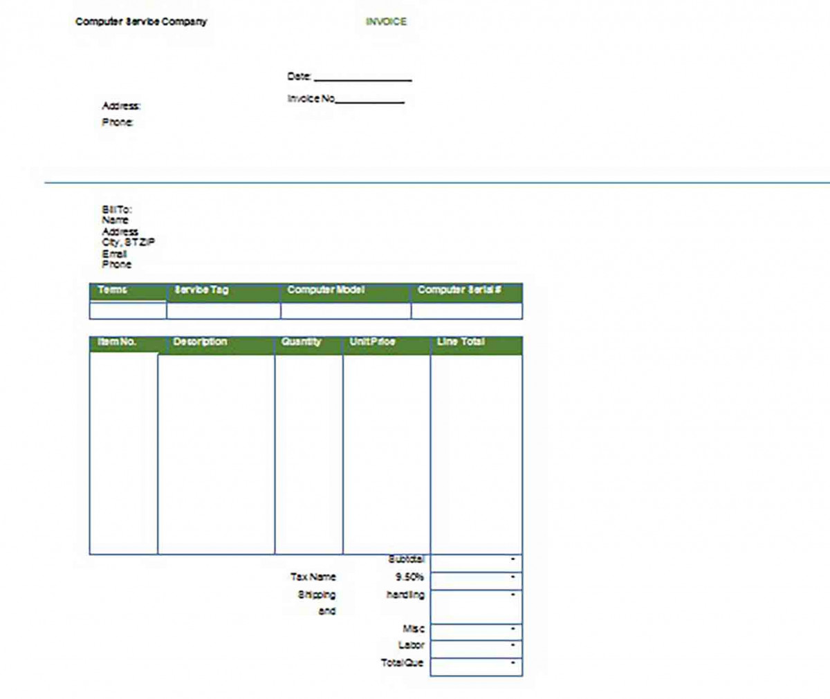Printable Google Invoice templates Printable Google Invoice templates