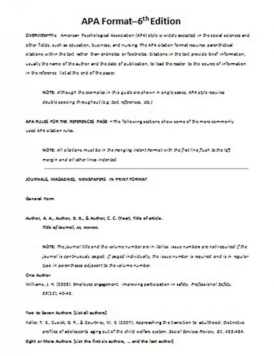 Reference List Format Reference List Format
