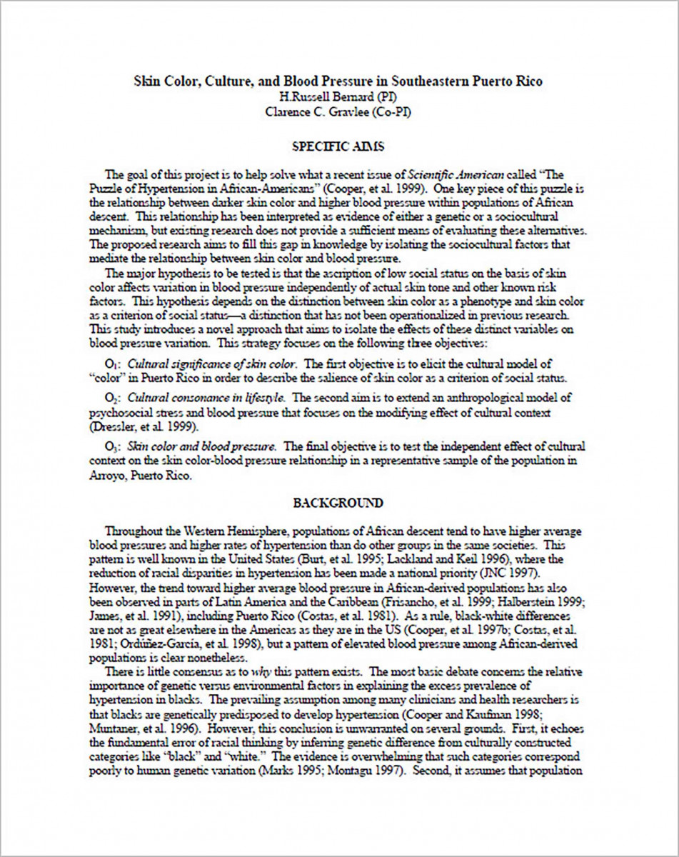 Research Plan Proposal Example Research Plan Proposal Example