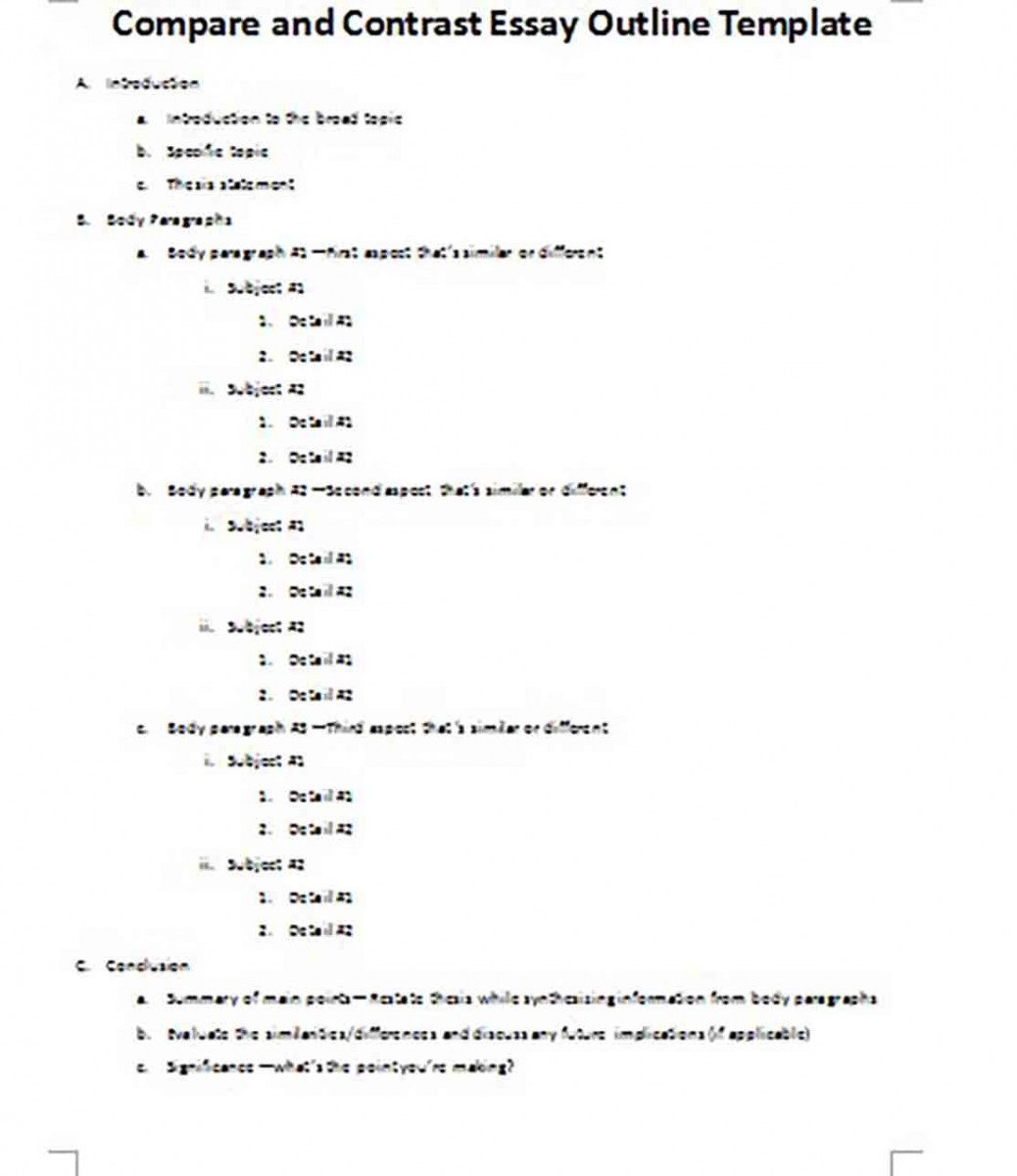 Sample Essay Outline Temlate Word Format Sample Essay Outline Temlate Word Format