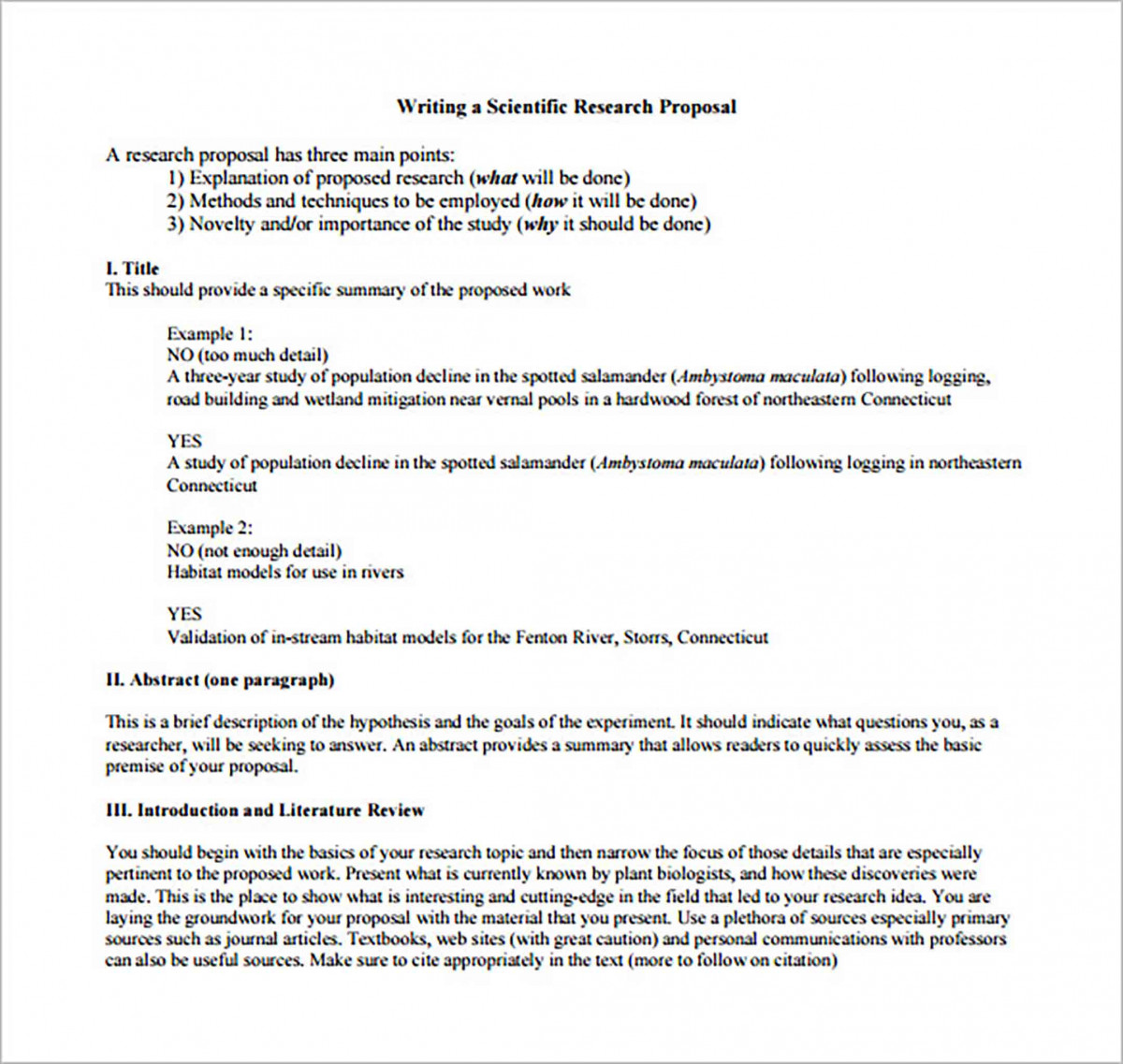 Scientific Research Proposal Format Scientific Research Proposal Format