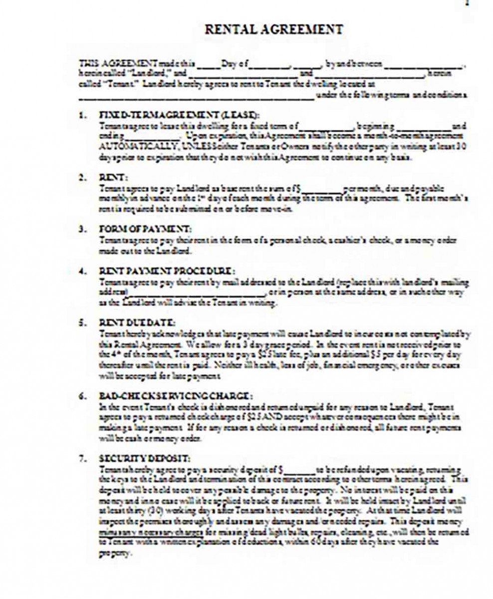 Simple Land Rental Agreement Simple Land Rental Agreement