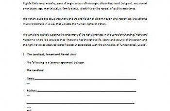 Tenancy Rental Agreement templates