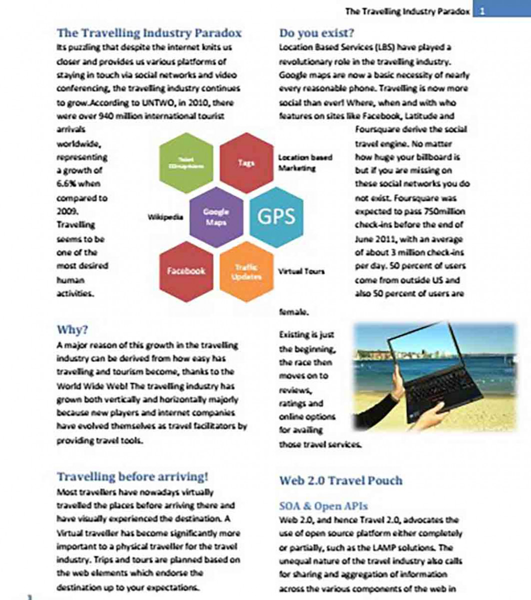 Travel Industry White Paper Travel Industry White Paper