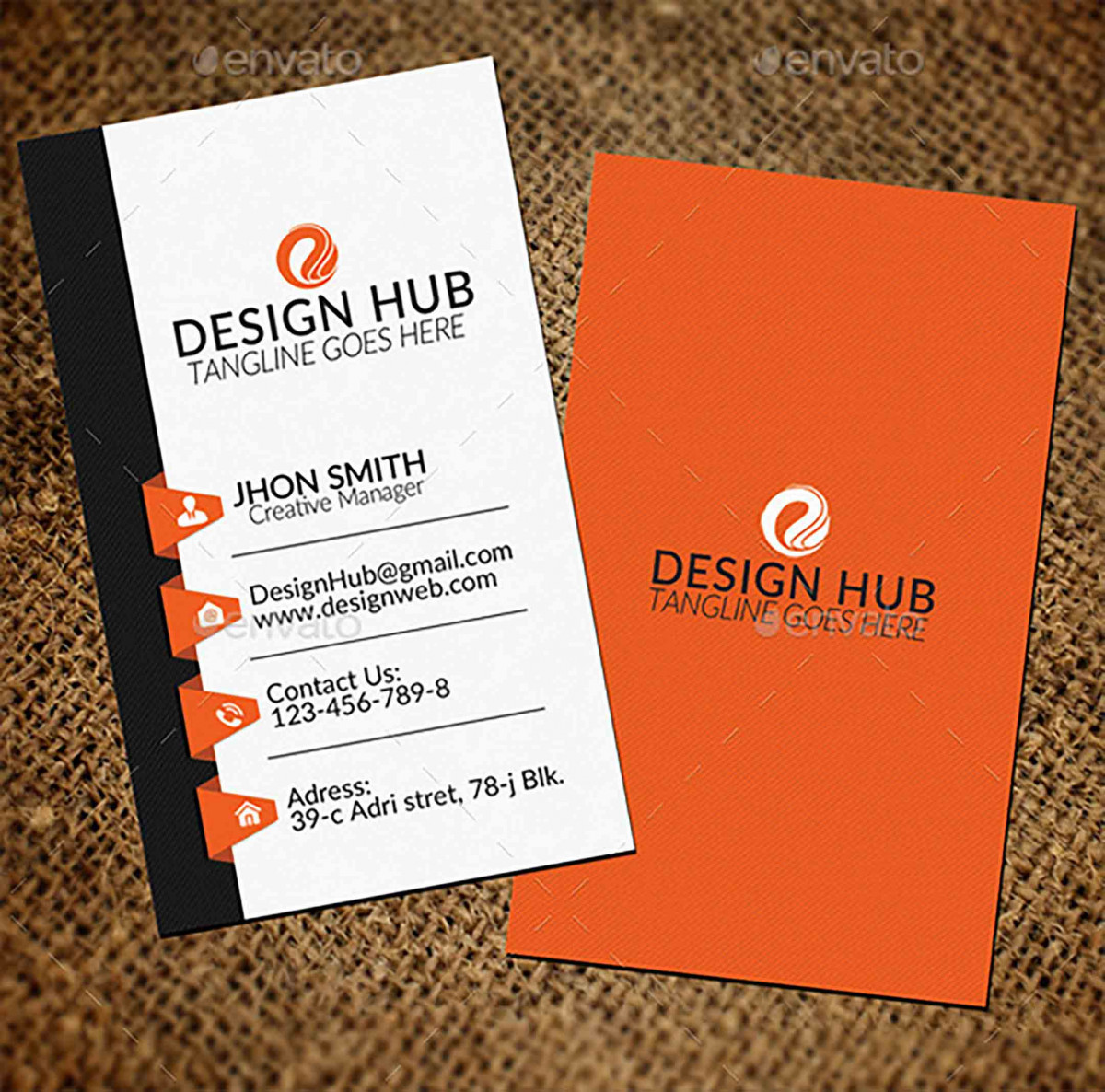 Vertical Premium Staples Business Card Vertical Premium Staples Business Card