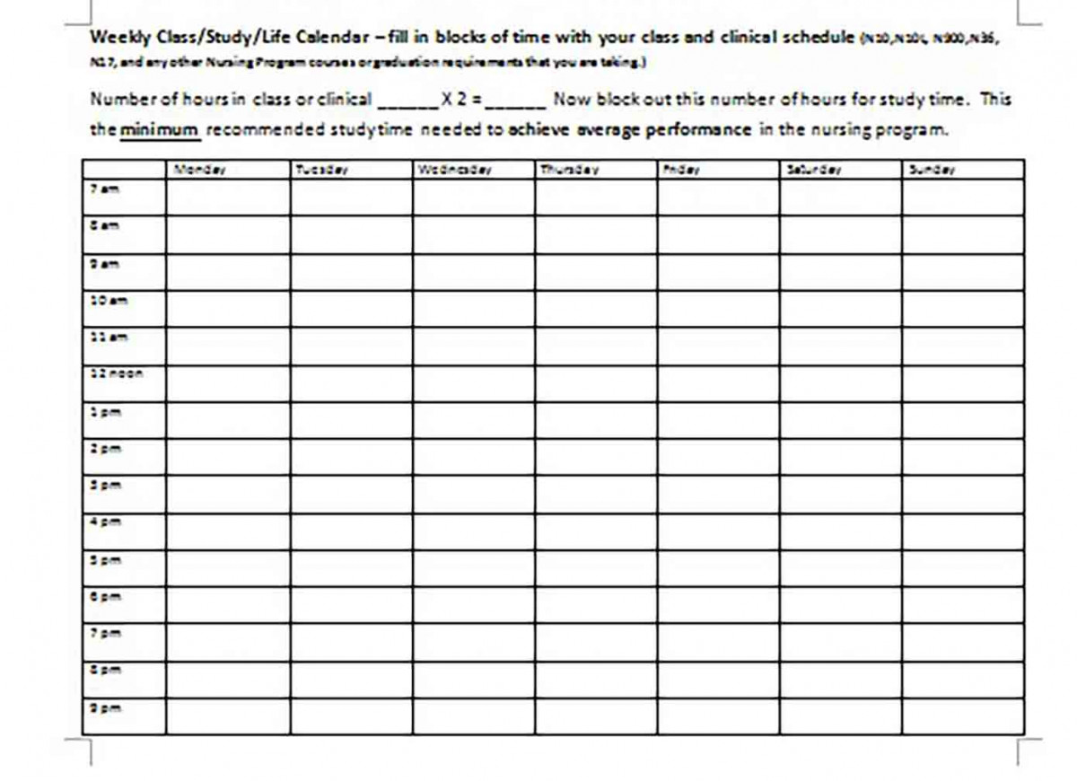 Weekly Class Schedule templates Word Doc Weekly Class Schedule templates Word Doc