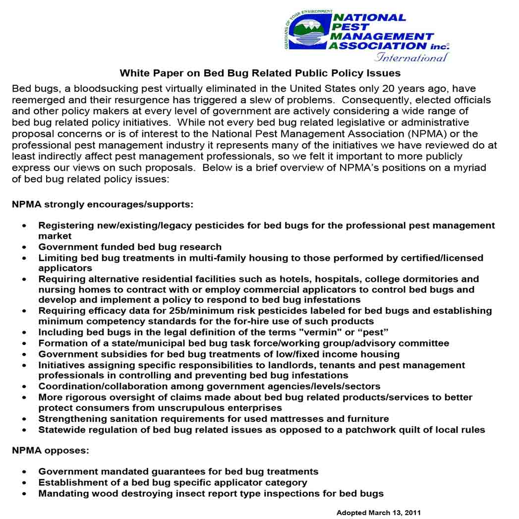 White Paper for Public Policy 1 White Paper for Public Policy 1