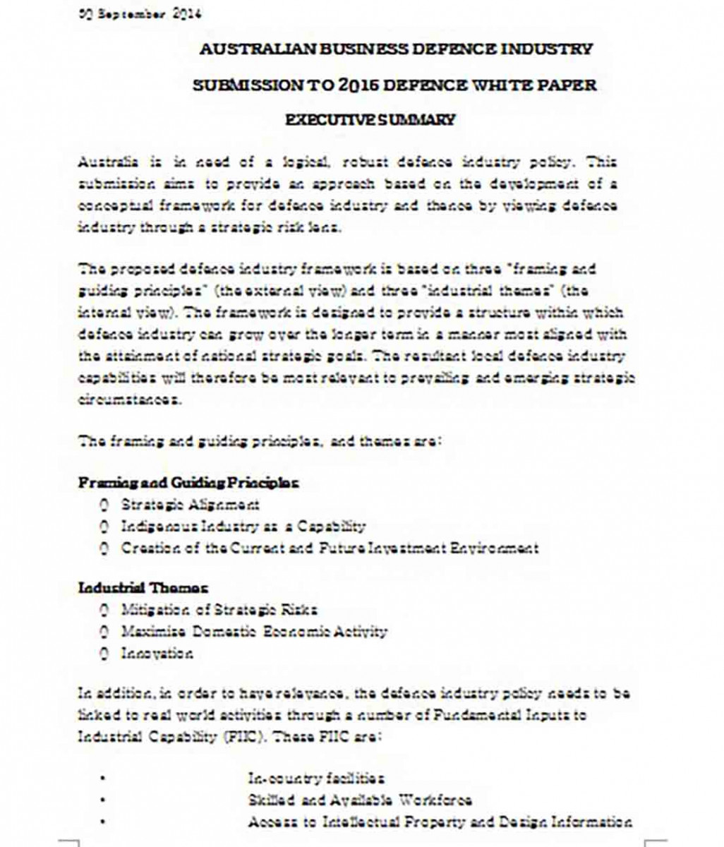 White Paper of Defence Industry White Paper of Defence Industry