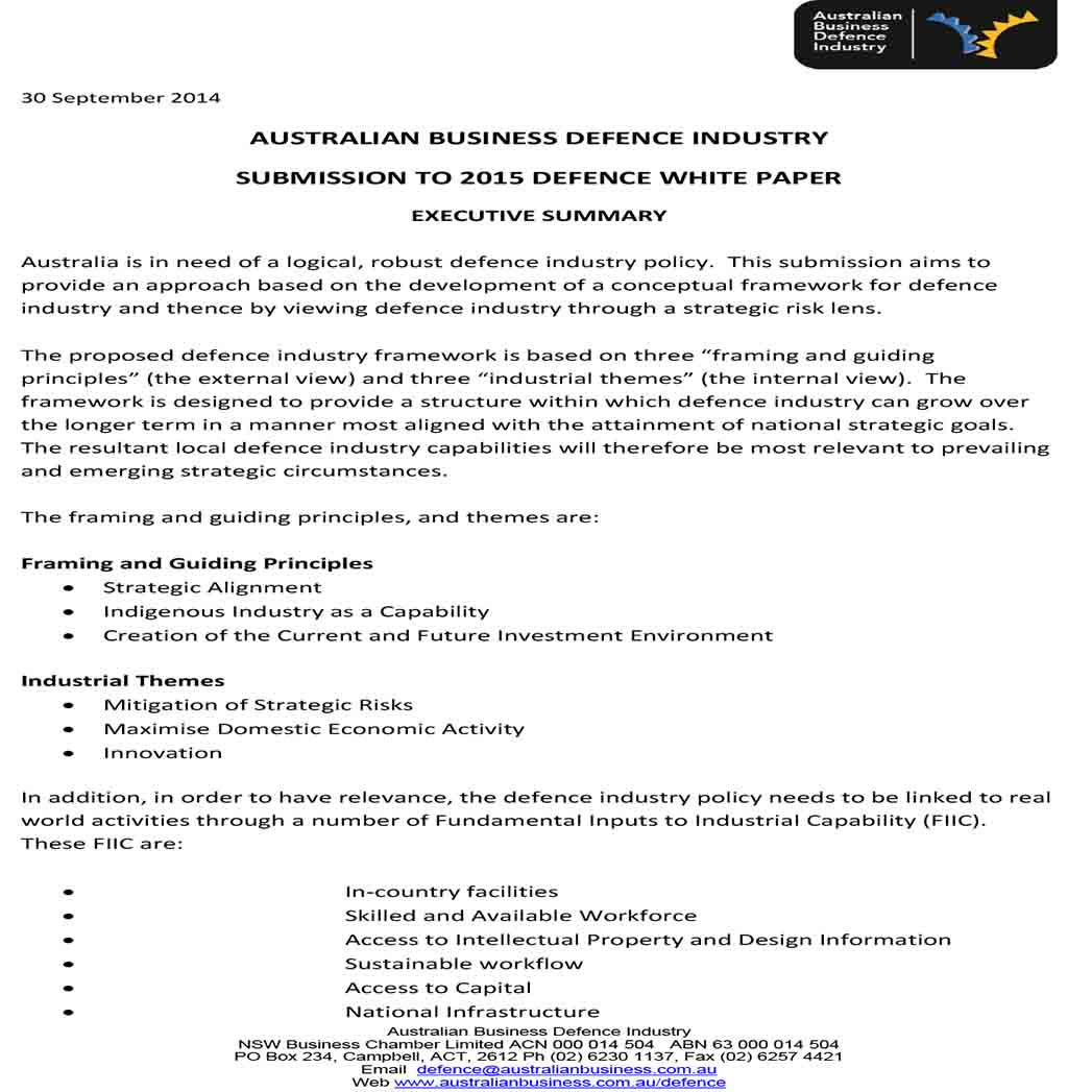 White Paper of Defence Industry 1 White Paper of Defence Industry 1