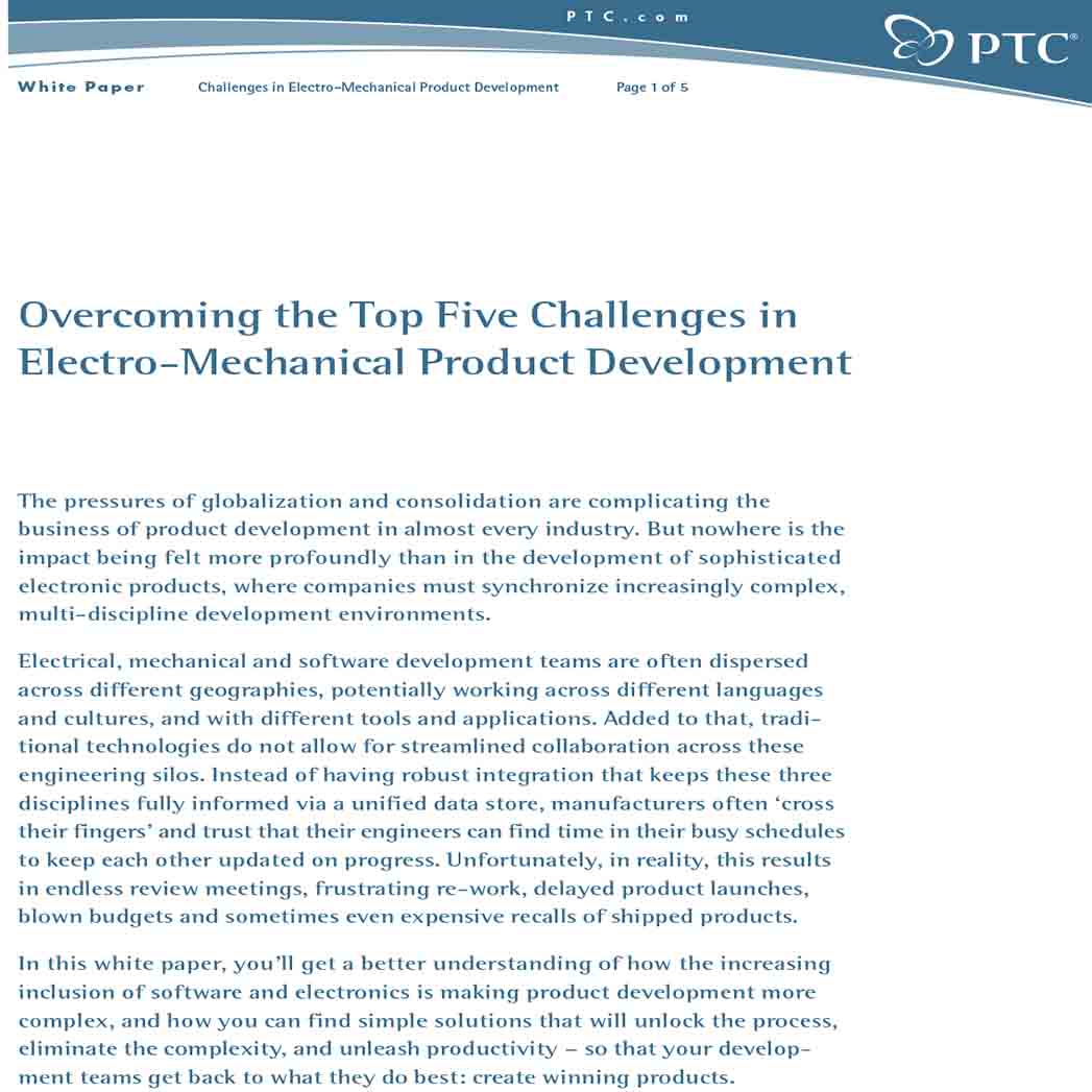 White Paper on Mechanical Product 1 White Paper on Mechanical Product 1