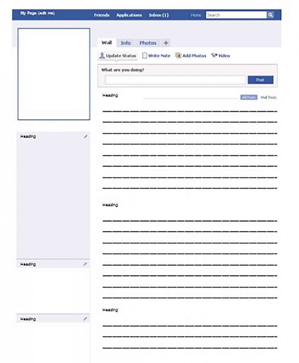 blank facebook templates for word blank facebook templates for word