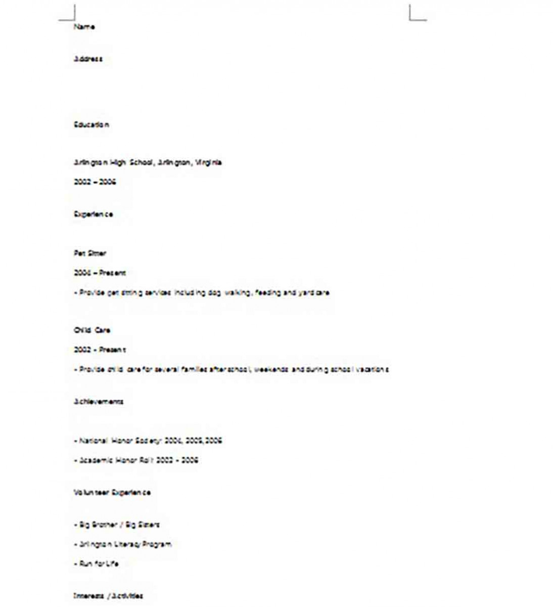 high school resume builder high school resume builder