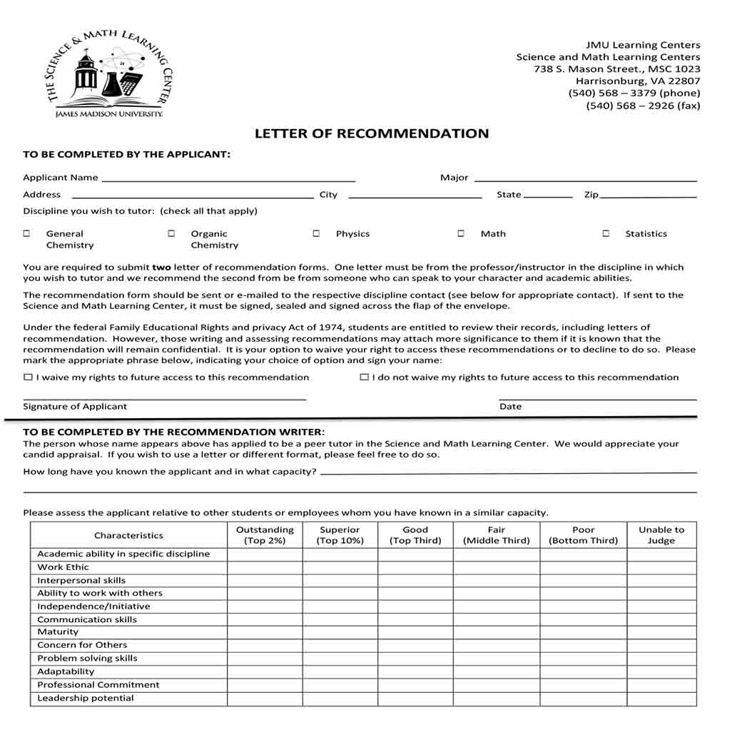 letter of recommendation for a tutor 1 letter of recommendation for a tutor 1