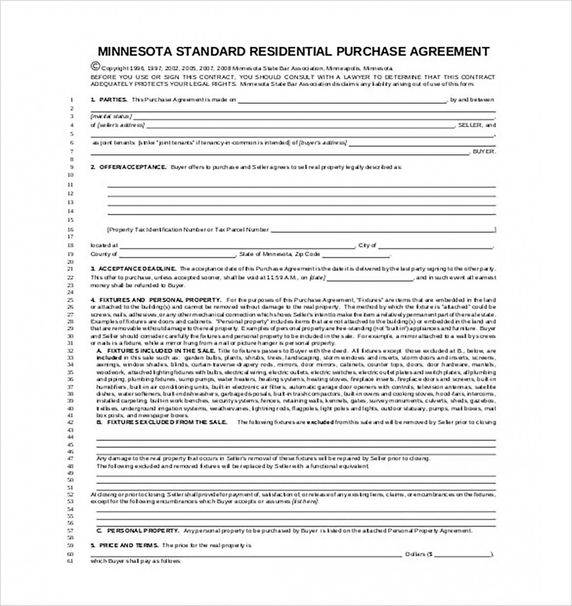 standard purchase agreement standard purchase agreement