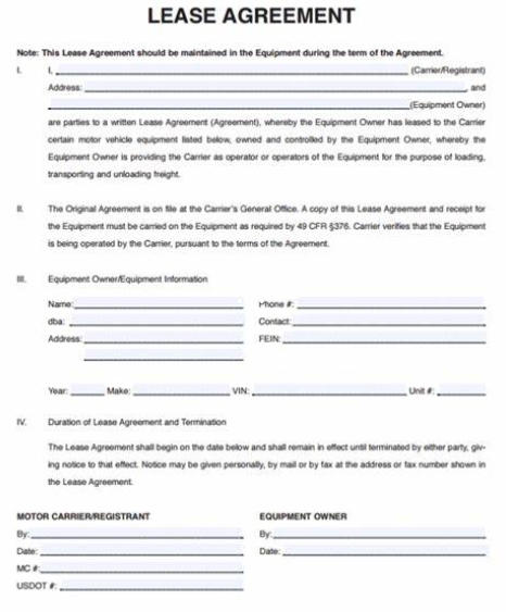 operator lease agreement template operator lease agreement template