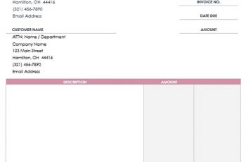 Simple Invoice Template