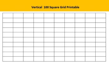 vertical 100 square grid