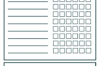 weekly chore chart kids template